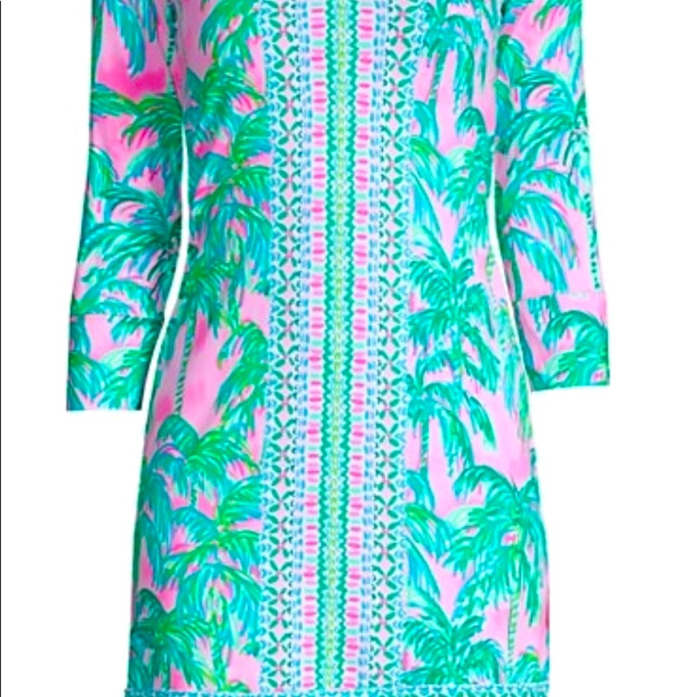 LILLY PULITZER NADINE DRESS IN PINK BLOSSOM-UPF 50+Size M•NWT•